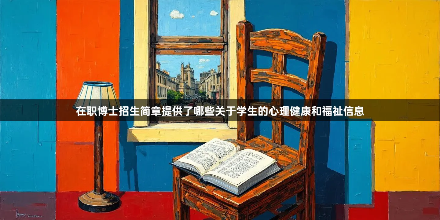 在职博士招生简章提供了哪些关于学生的心理健康和福祉信息