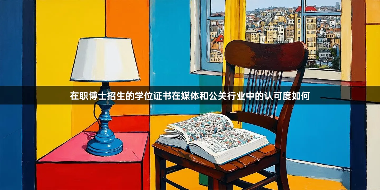 在职博士招生的学位证书在媒体和公关行业中的认可度如何