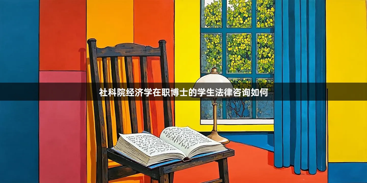 社科院经济学在职博士的学生法律咨询如何