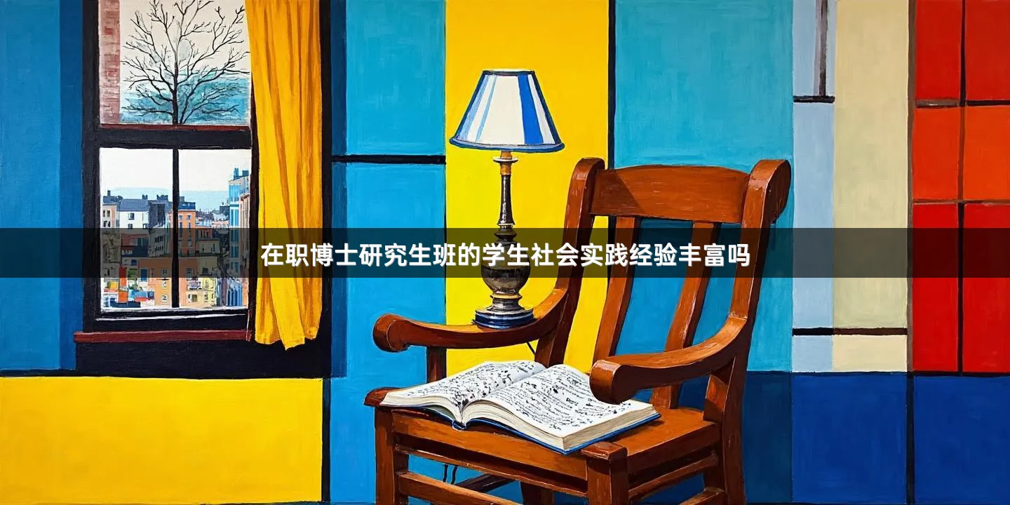 在职博士研究生班的学生社会实践经验丰富吗