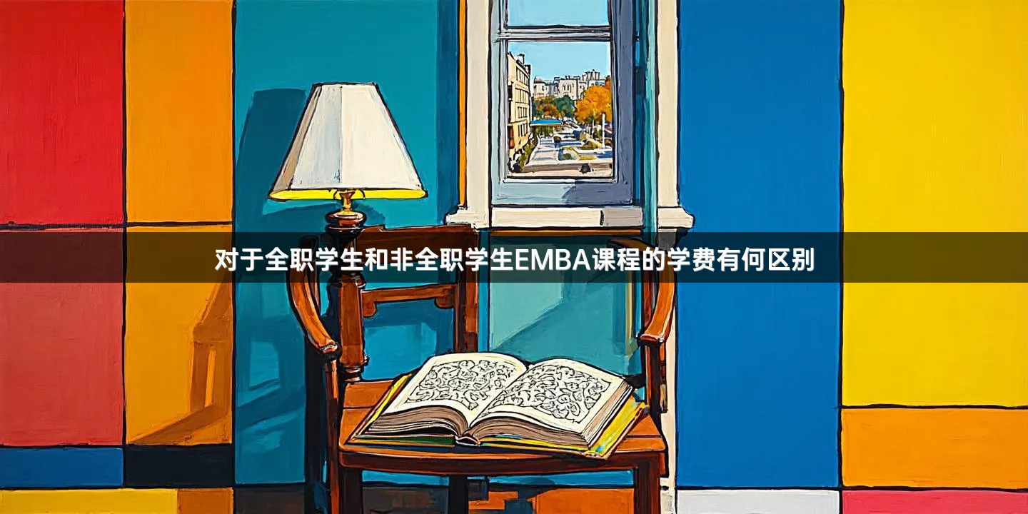 对于全职学生和非全职学生EMBA课程的学费有何区别