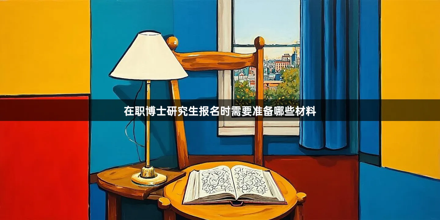 在职博士研究生报名时需要准备哪些材料