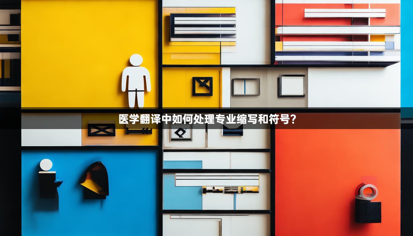 医学翻译中如何处理专业缩写和符号？