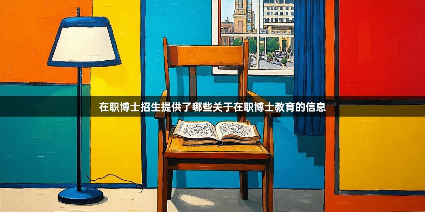 在职博士招生提供了哪些关于在职博士教育的信息