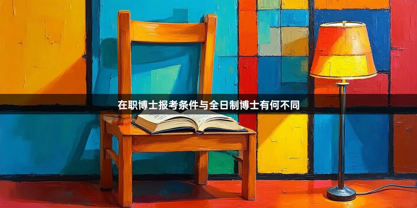在职博士报考条件与全日制博士有何不同