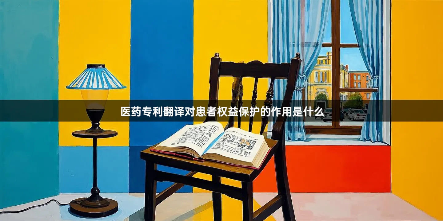 医药专利翻译对患者权益保护的作用是什么