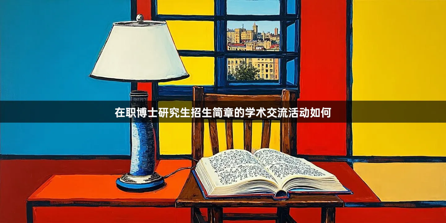 在职博士研究生招生简章的学术交流活动如何