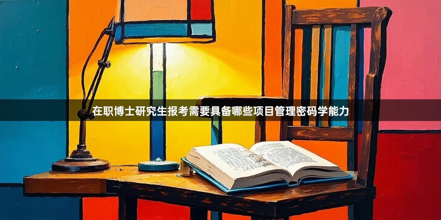 在职博士研究生报考需要具备哪些项目管理密码学能力