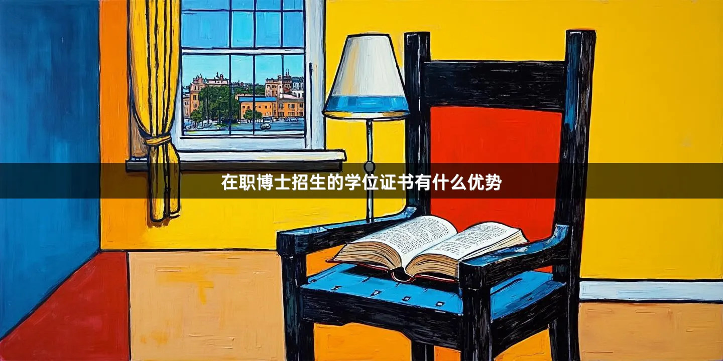 在职博士招生的学位证书有什么优势