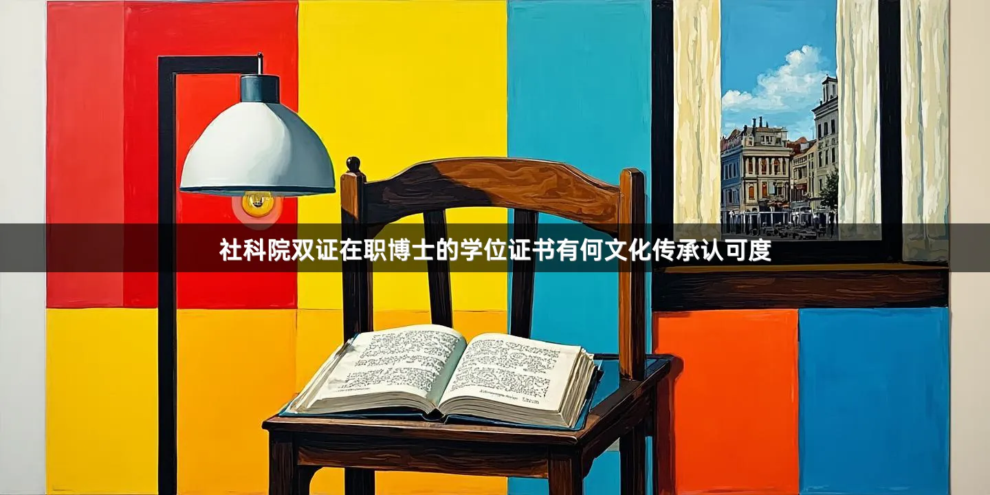 社科院双证在职博士的学位证书有何文化传承认可度