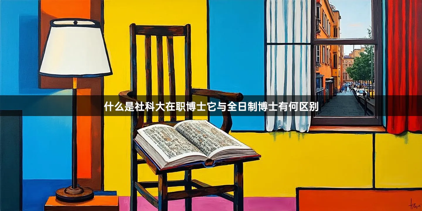 什么是社科大在职博士它与全日制博士有何区别
