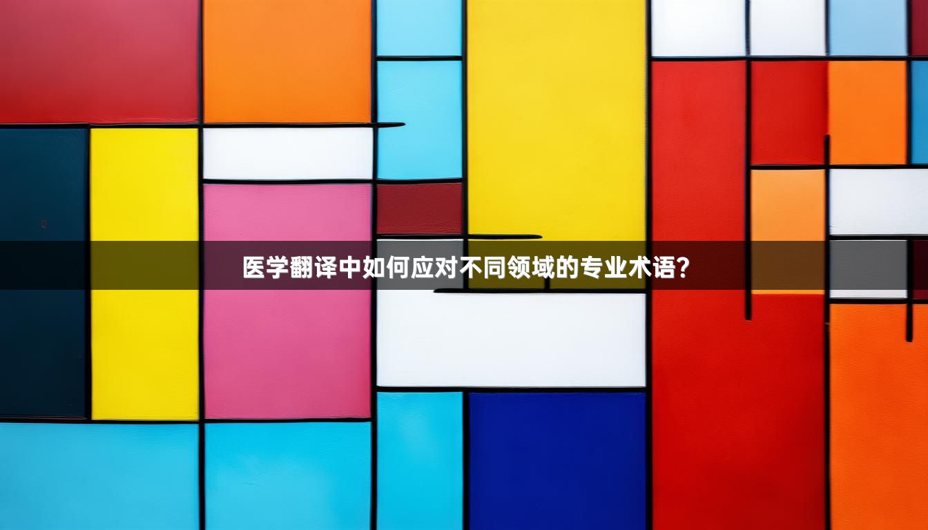 医学翻译中如何应对不同领域的专业术语？