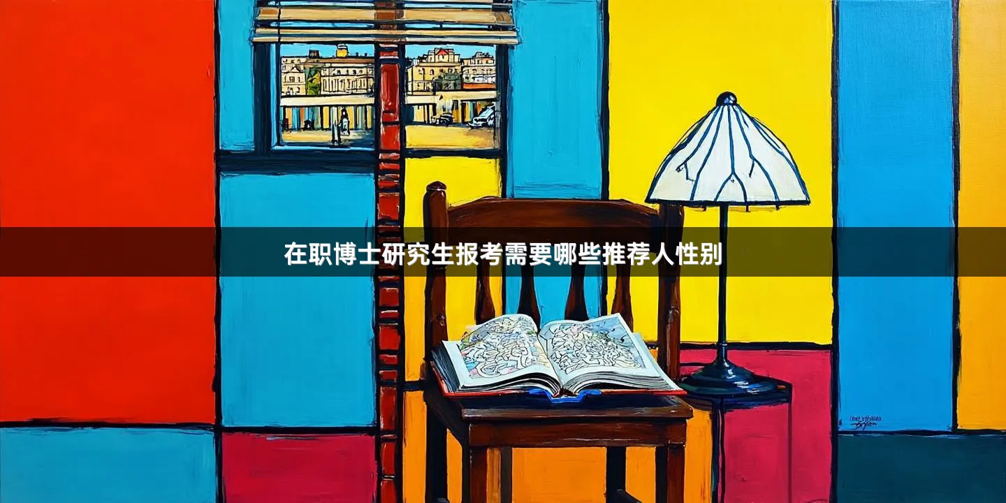 在职博士研究生报考需要哪些推荐人性别