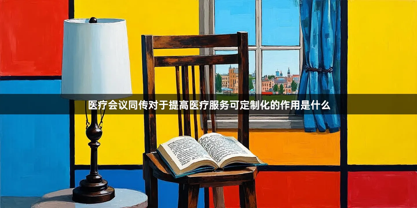 医疗会议同传对于提高医疗服务可定制化的作用是什么