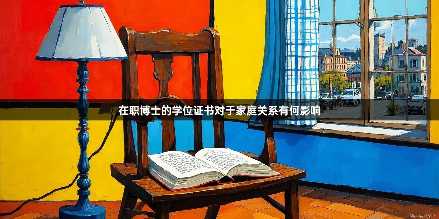在职博士的学位证书对于家庭关系有何影响
