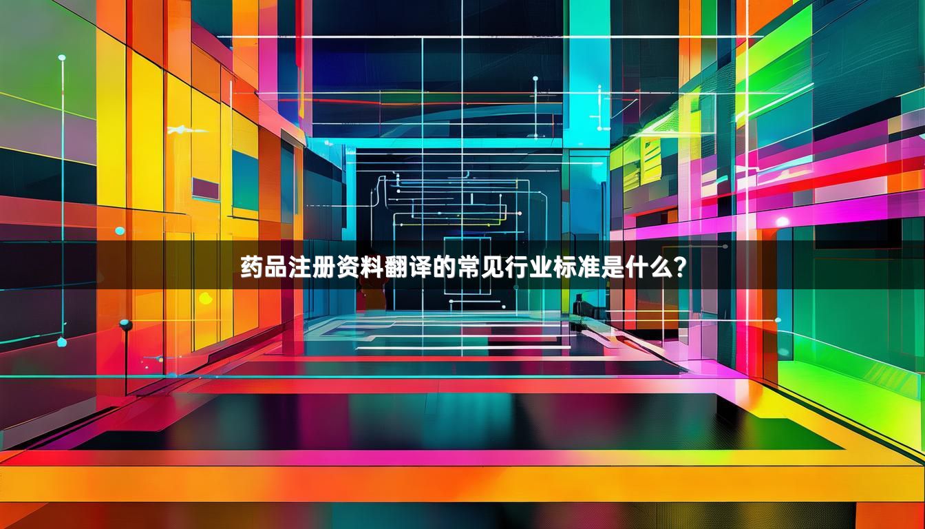 药品注册资料翻译的常见行业标准是什么？