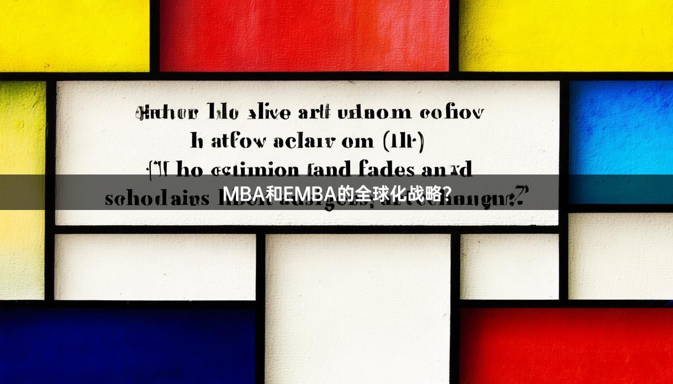 MBA和EMBA的全球化战略？