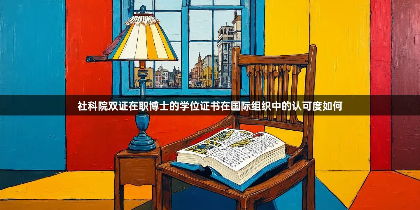 社科院双证在职博士的学位证书在国际组织中的认可度如何