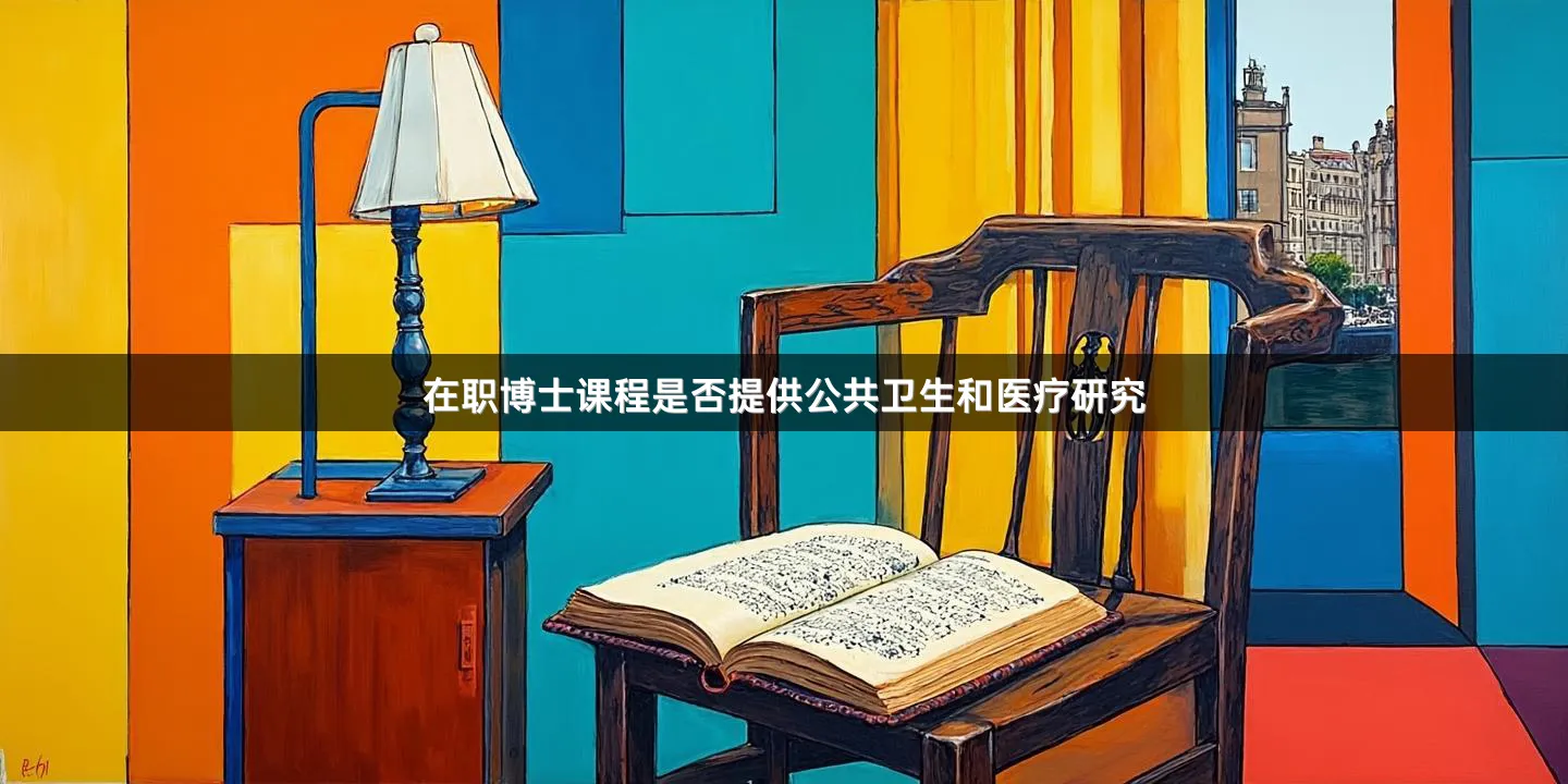 在职博士课程是否提供公共卫生和医疗研究