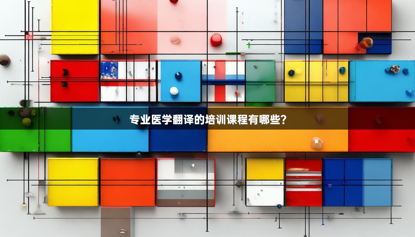 專業(yè)醫(yī)學(xué)翻譯的培訓(xùn)課程有哪些？