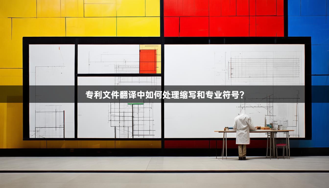 专利文件翻译中如何处理缩写和专业符号？