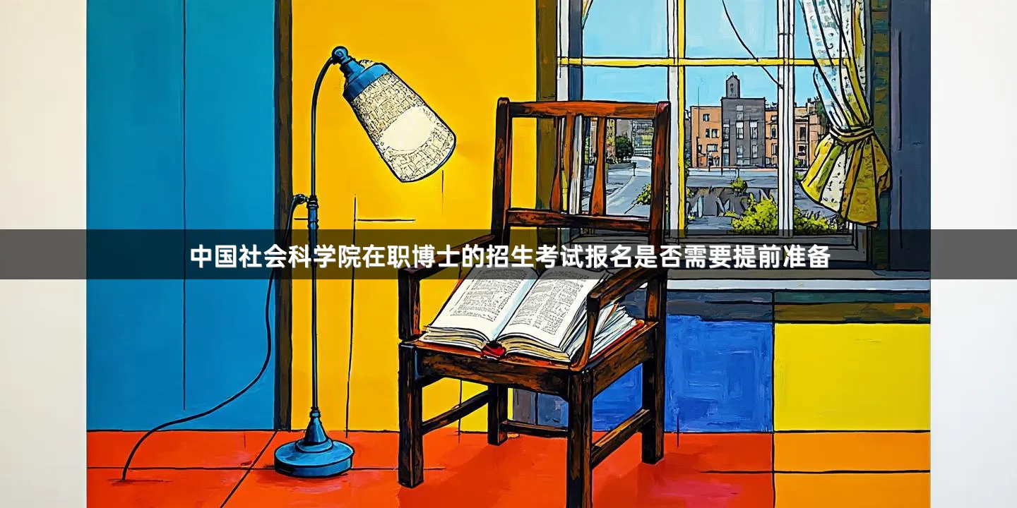 中国社会科学院在职博士的招生考试报名是否需要提前准备