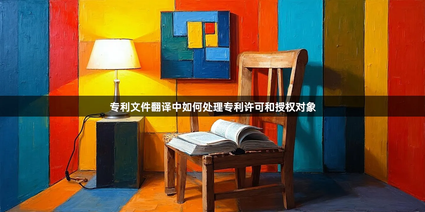 專利文件翻譯中如何處理專利許可和授權(quán)對(duì)象