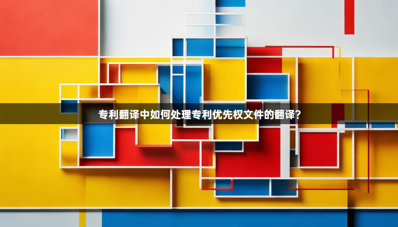 专利翻译中如何处理专利优先权文件的翻译？