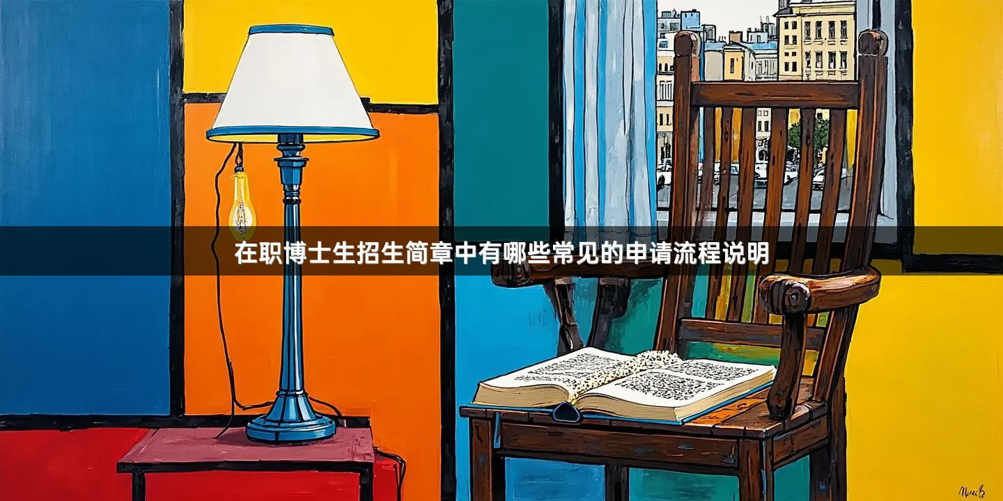 在职博士生招生简章中有哪些常见的申请流程说明