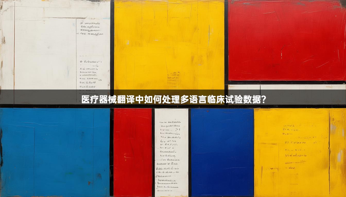 医疗器械翻译中如何处理多语言临床试验数据？