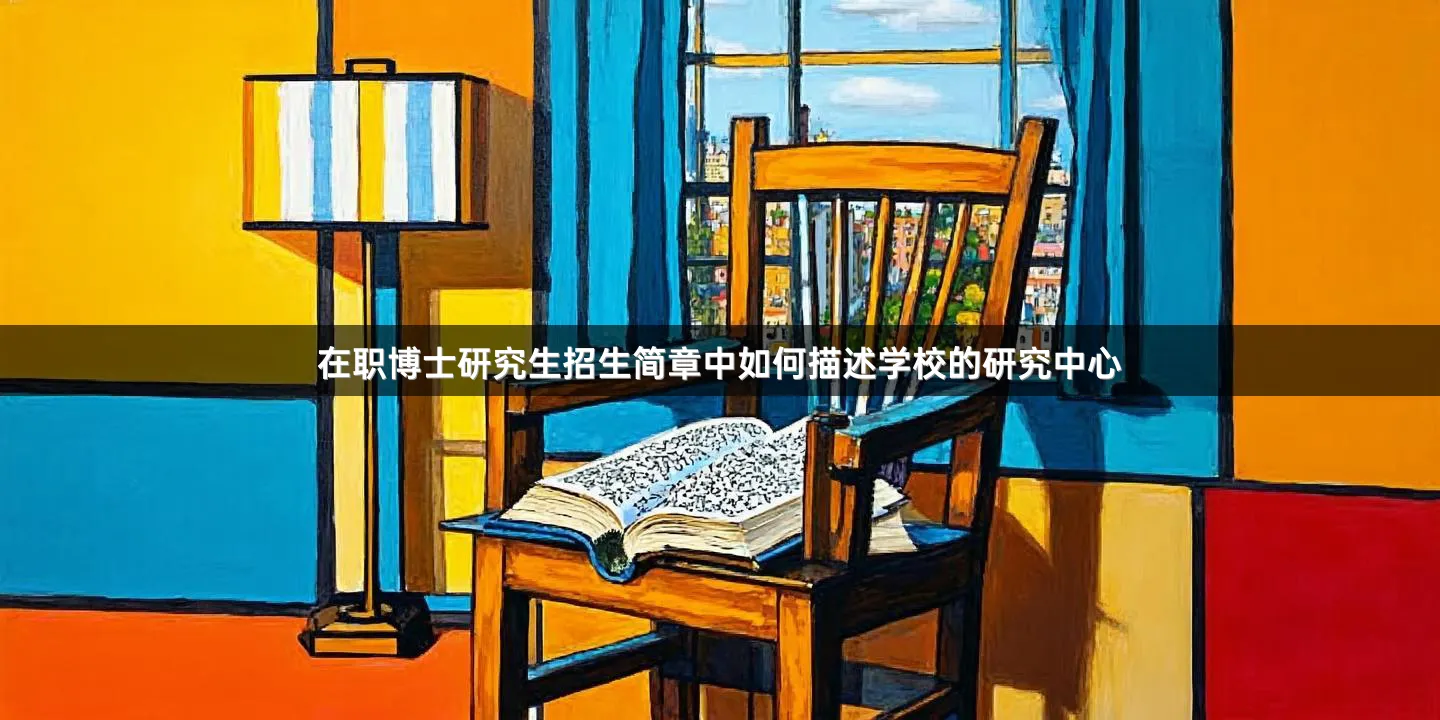 在职博士研究生招生简章中如何描述学校的研究中心