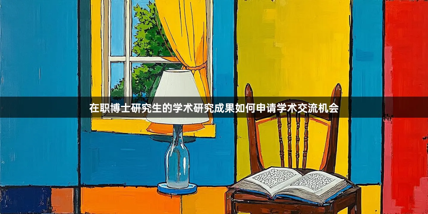 在职博士研究生的学术研究成果如何申请学术交流机会