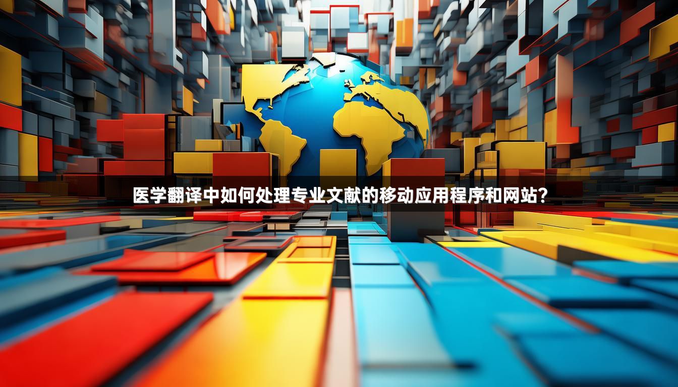 医学翻译中如何处理专业文献的移动应用程序和网站？