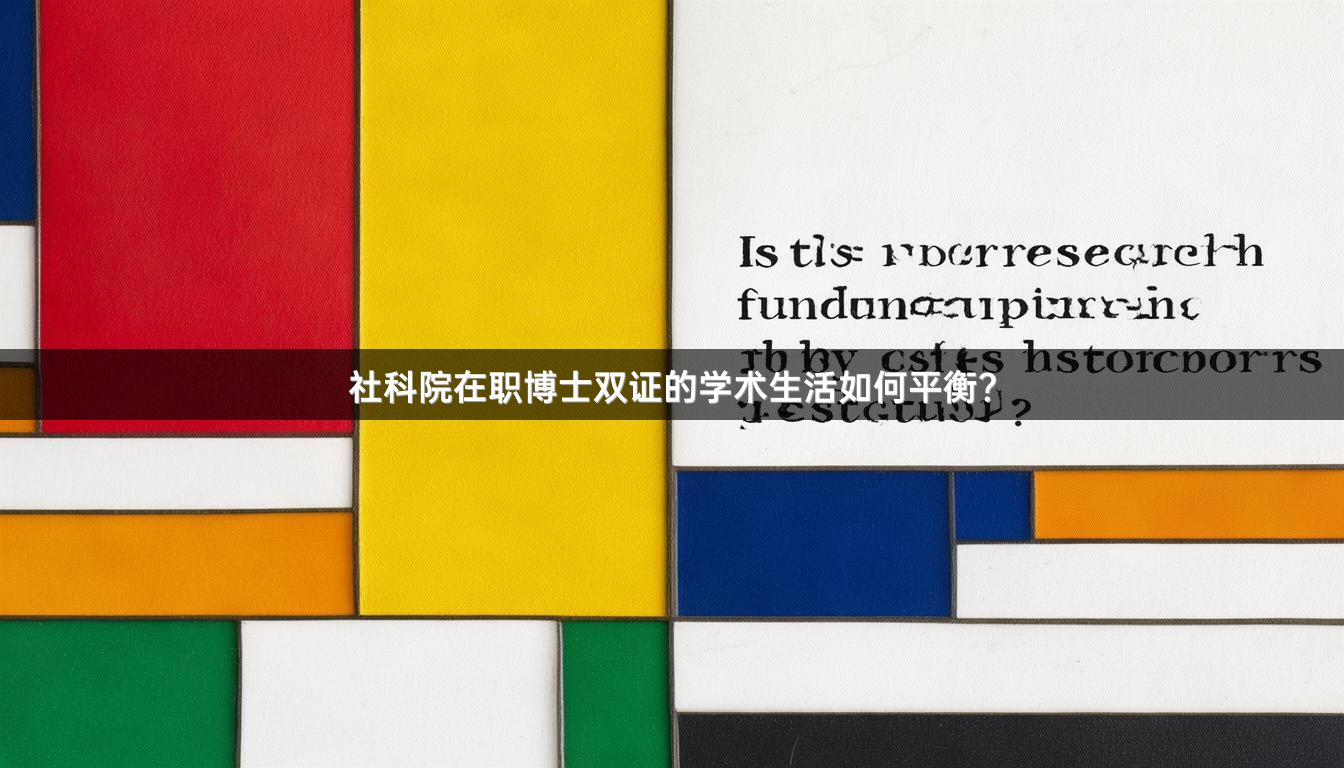 社科院在职博士双证的学术生活如何平衡？