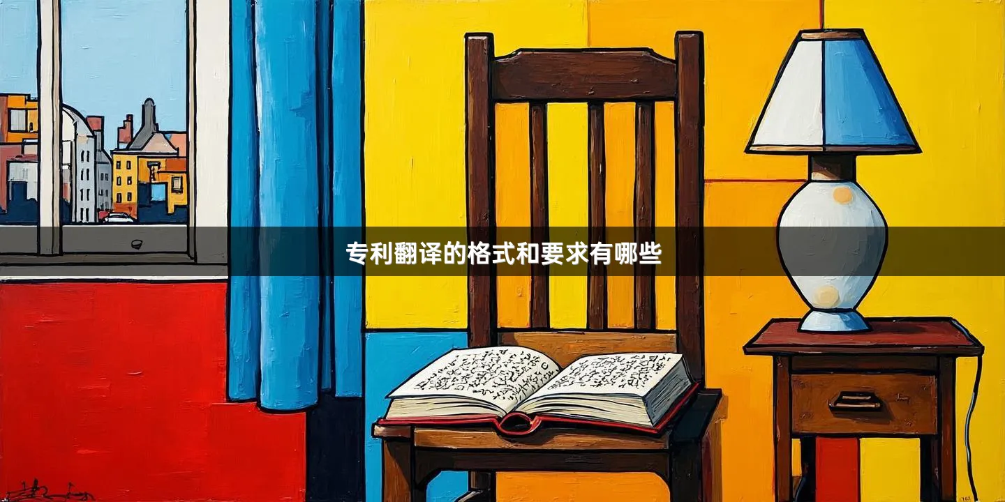 专利翻译的格式和要求有哪些