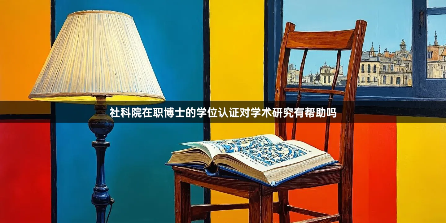 社科院在职博士的学位认证对学术研究有帮助吗