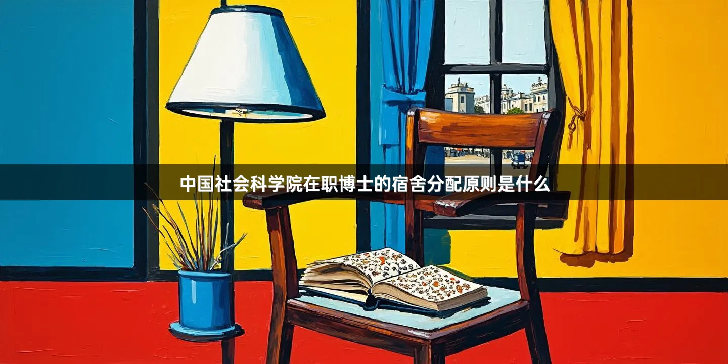 中国社会科学院在职博士的宿舍分配原则是什么