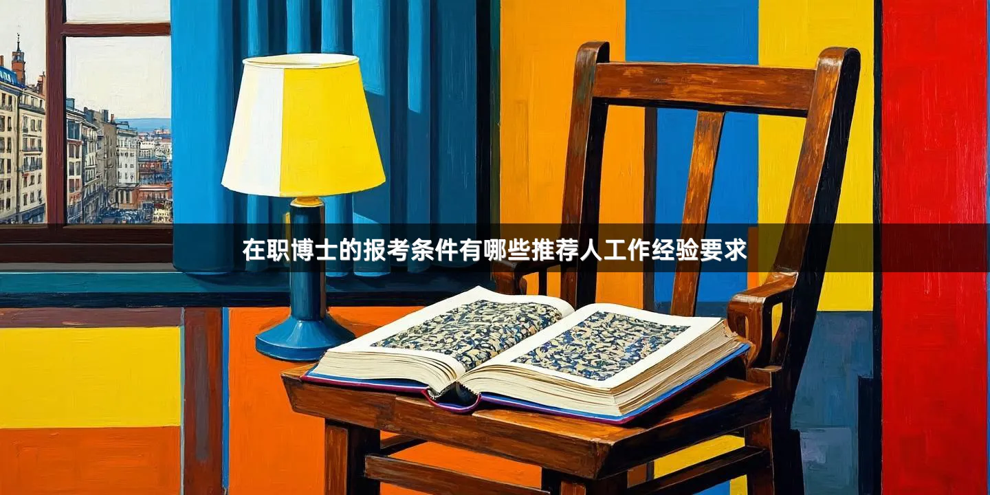 在职博士的报考条件有哪些推荐人工作经验要求