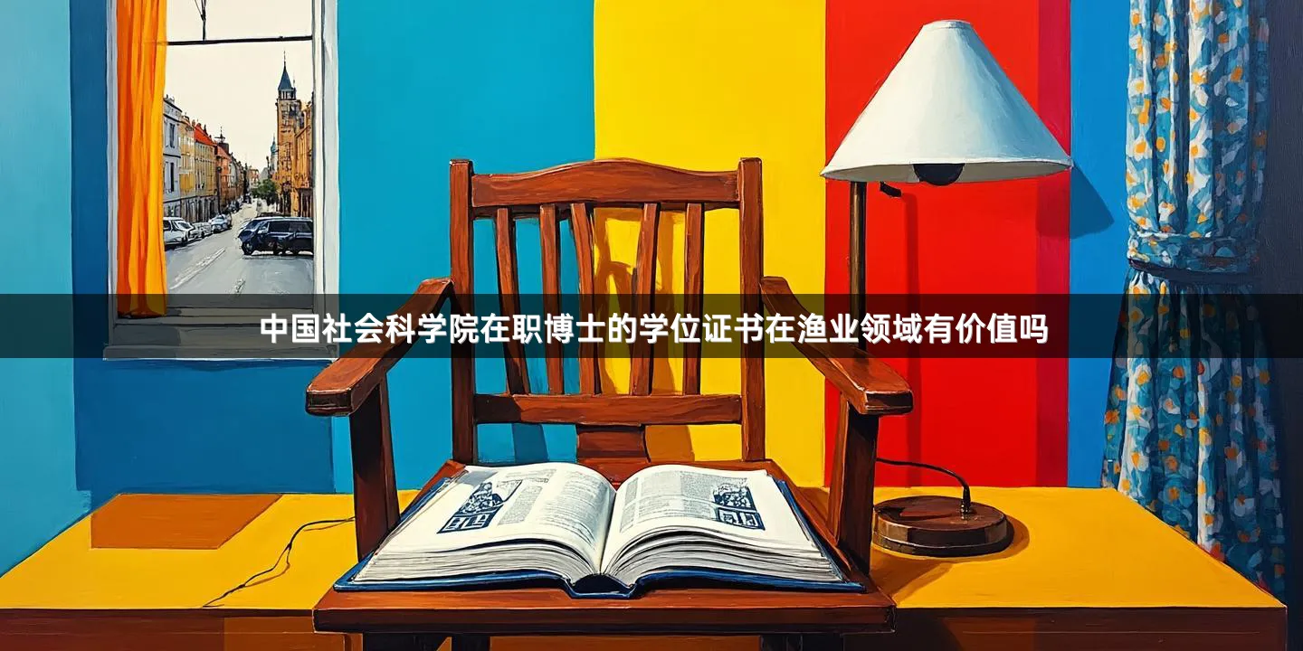 中国社会科学院在职博士的学位证书在渔业领域有价值吗