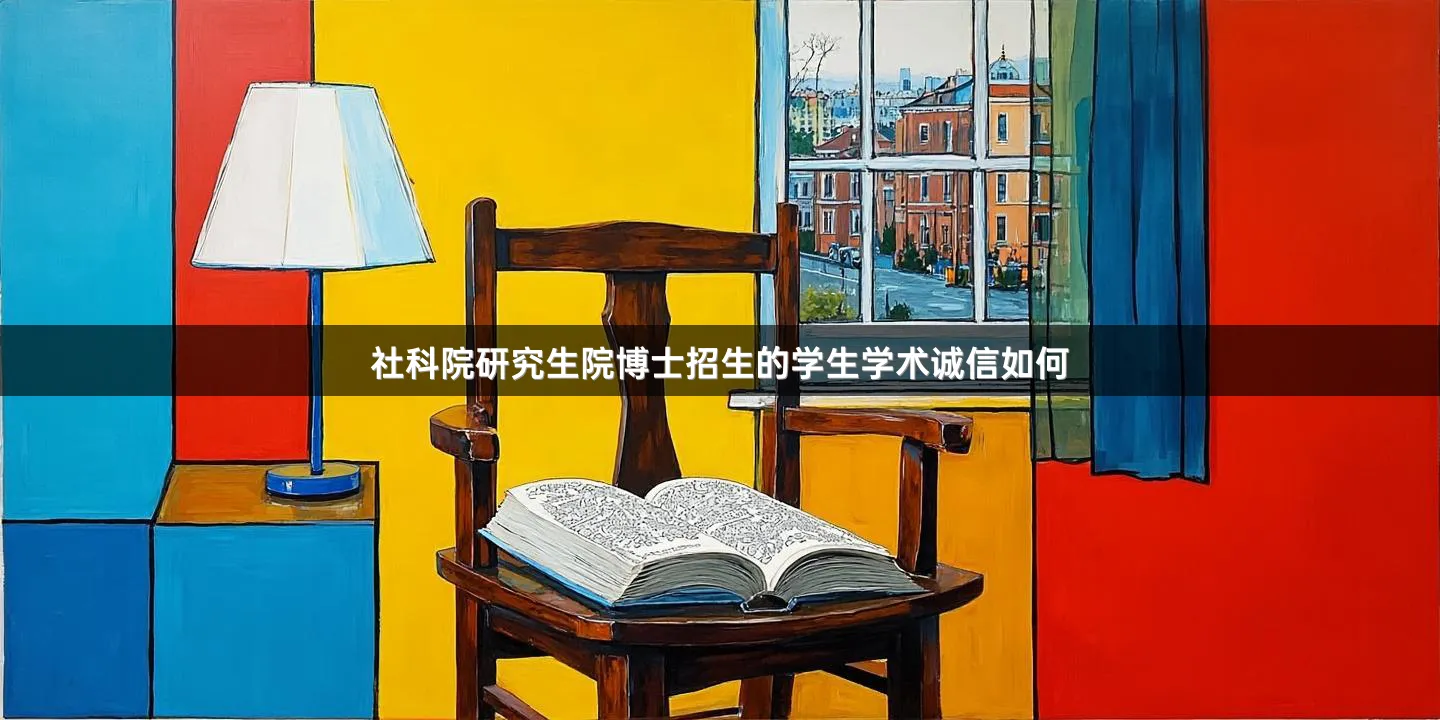 社科院研究生院博士招生的学生学术诚信如何