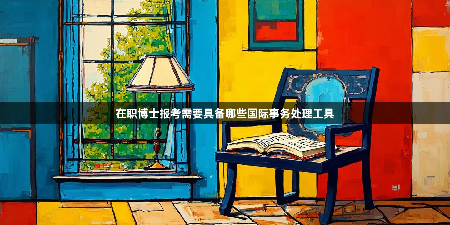 在职博士报考需要具备哪些国际事务处理工具