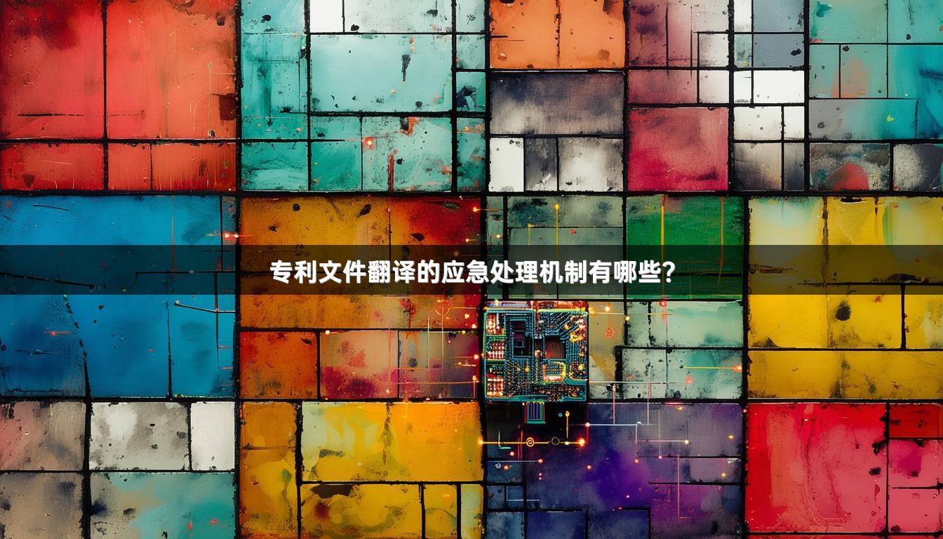 专利文件翻译的应急处理机制有哪些？