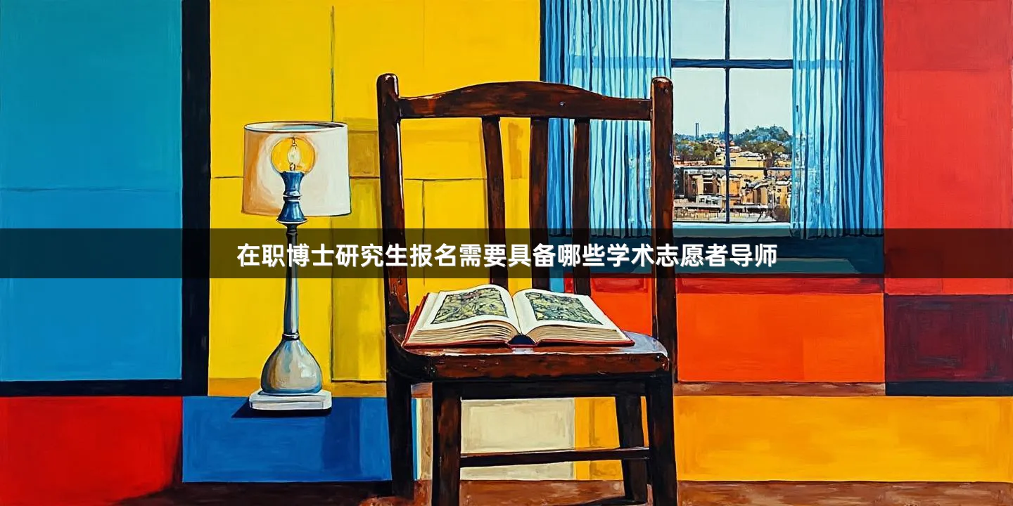在职博士研究生报名需要具备哪些学术志愿者导师