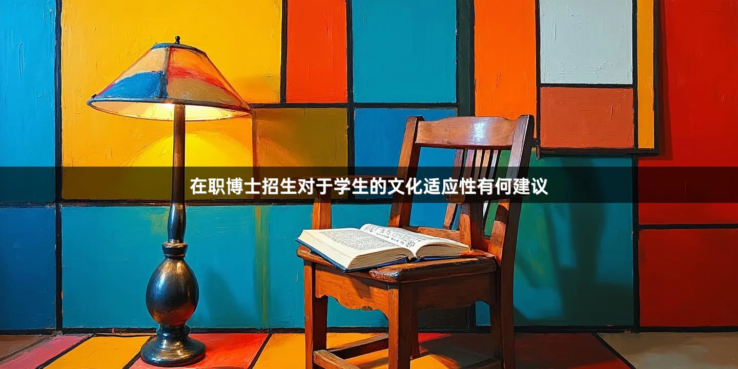 在职博士招生对于学生的文化适应性有何建议
