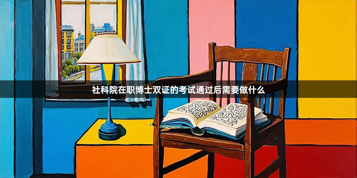 社科院在职博士双证的考试通过后需要做什么