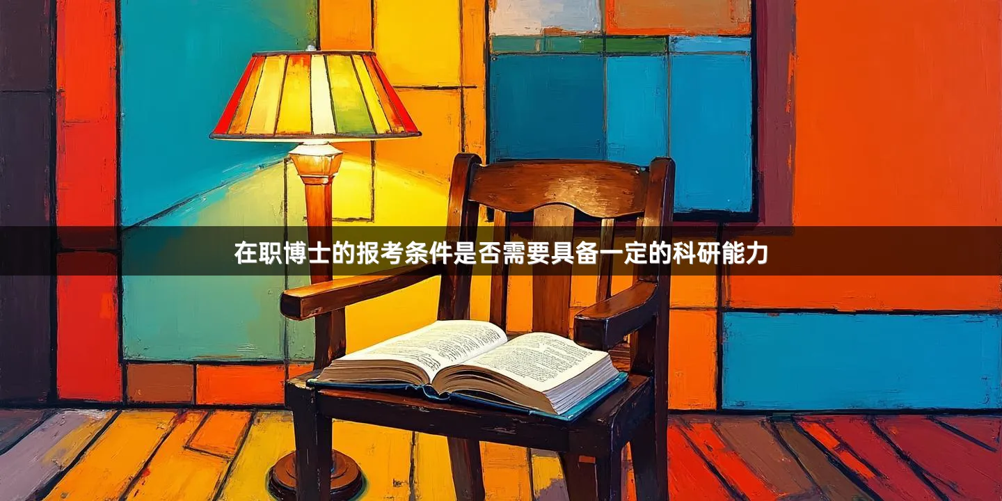 在职博士的报考条件是否需要具备一定的科研能力