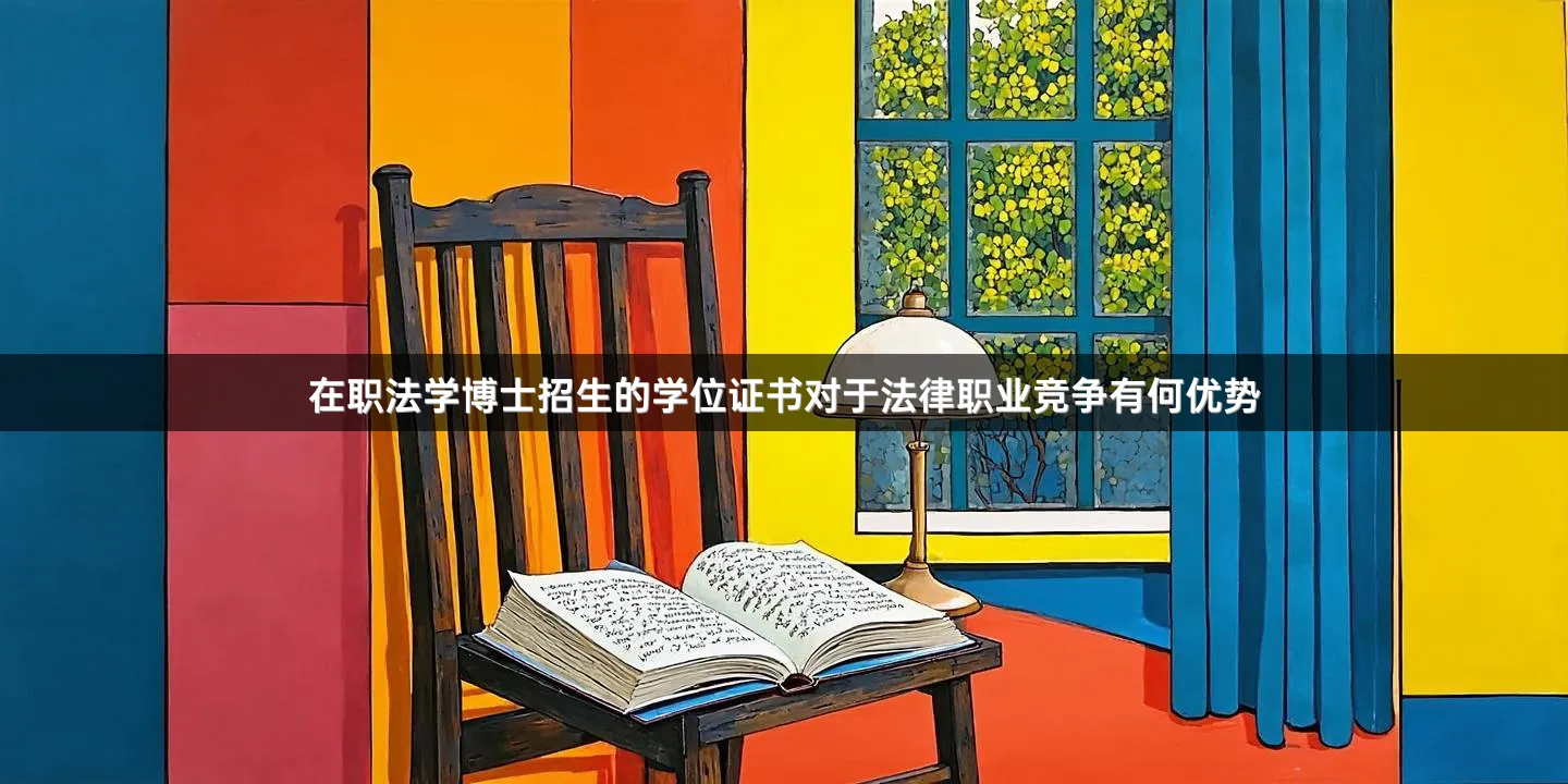 在职法学博士招生的学位证书对于法律职业竞争有何优势