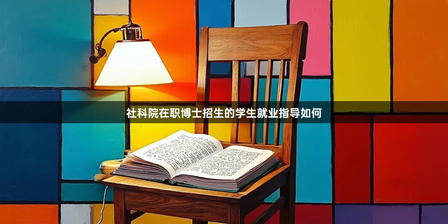 社科院在职博士招生的学生就业指导如何