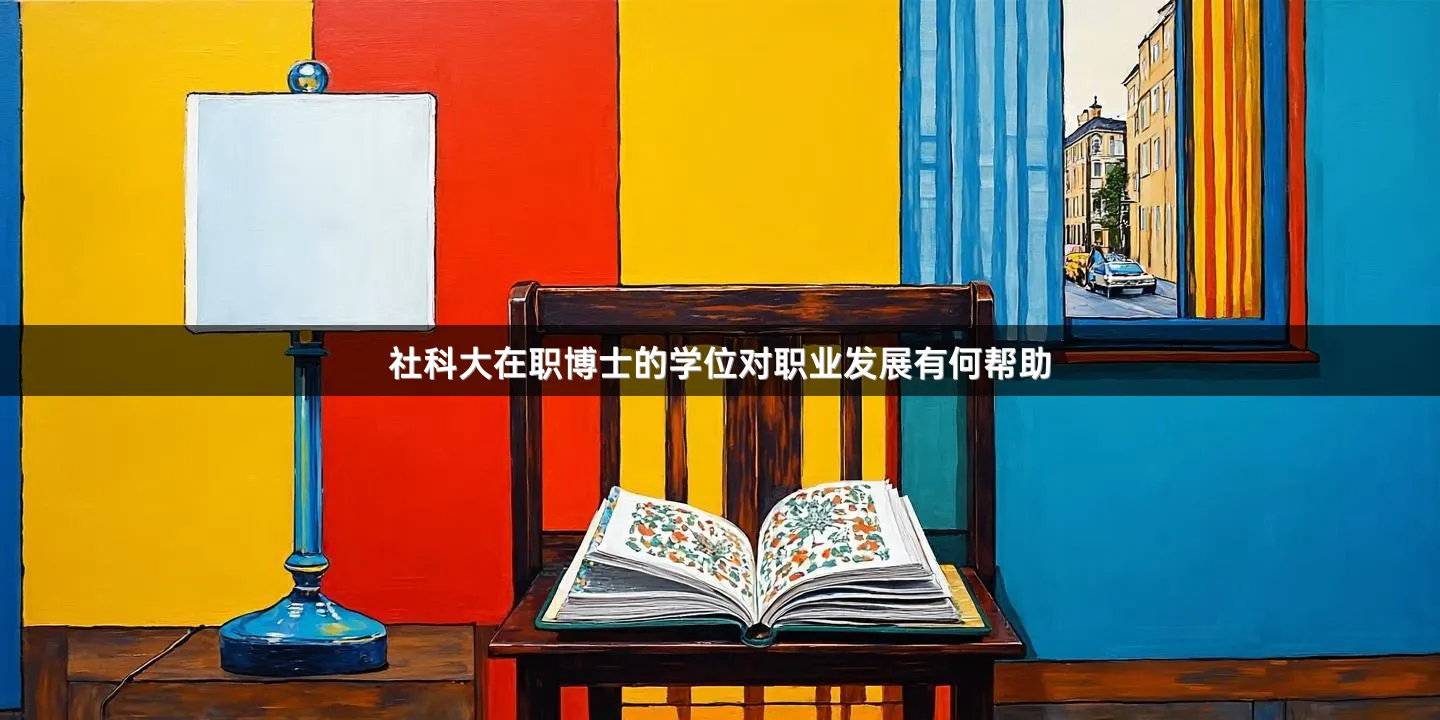社科大在职博士的学位对职业发展有何帮助