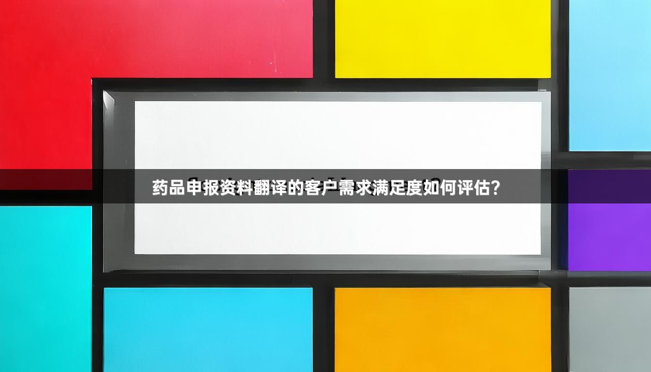 药品申报资料翻译的客户需求满足度如何评估？